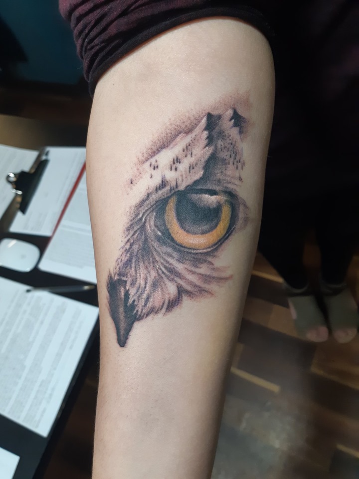 Owl Mountain Morph — Clay Walker Tattoo