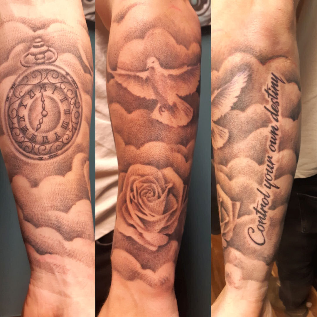 Quick Half Sleeve — Clay Walker Tattoo