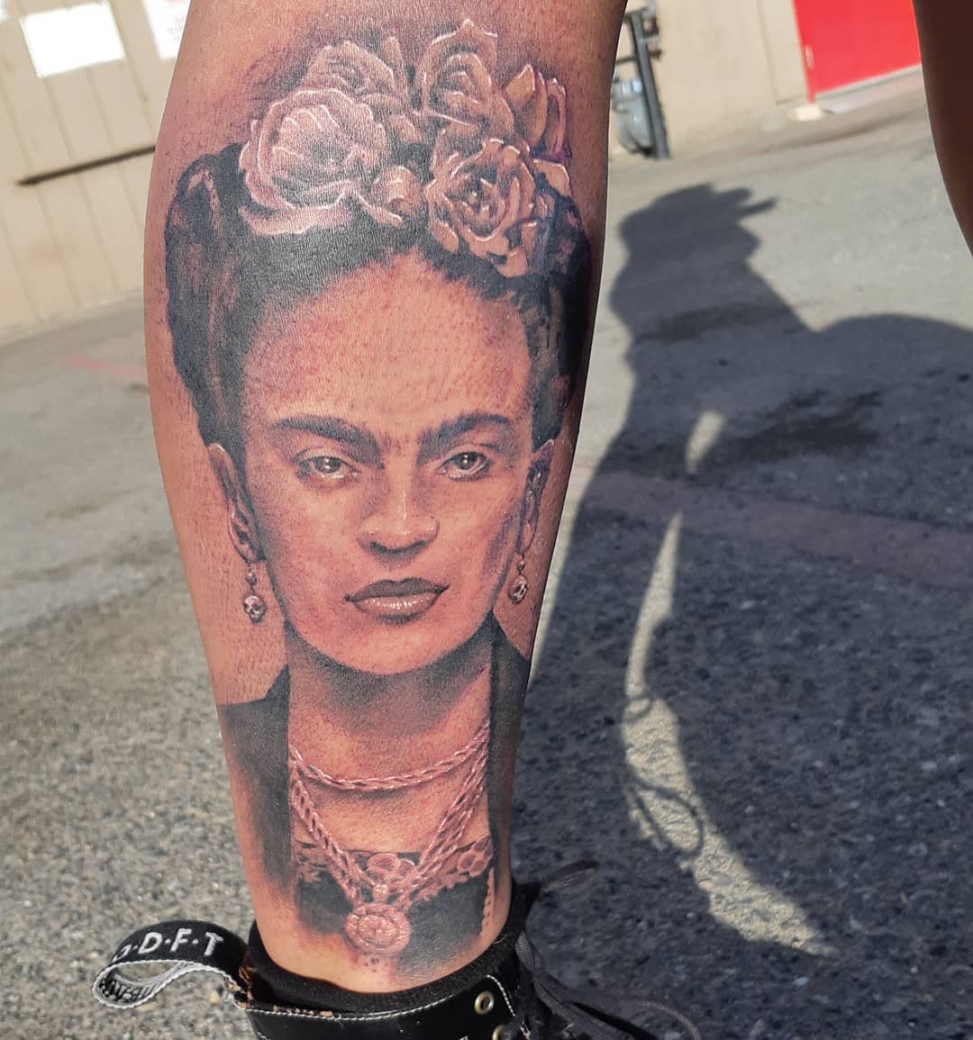 Frida Kahlo Tattoo — Clay Walker Tattoo