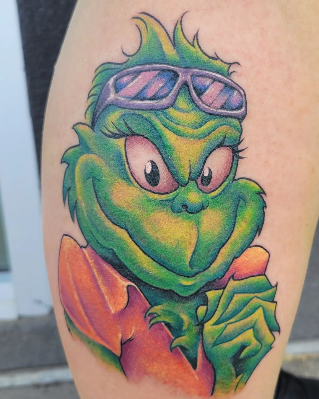 Tropical Grinch — Clay Walker Tattoo