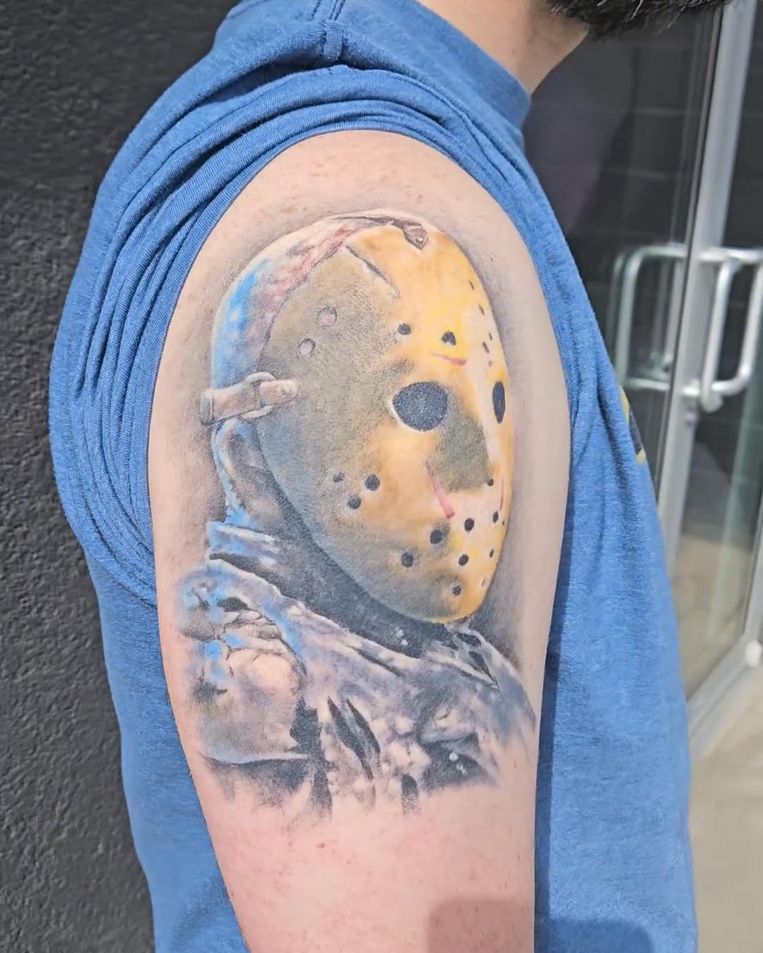 Healed Jason Portrait — Clay Walker Tattoo
