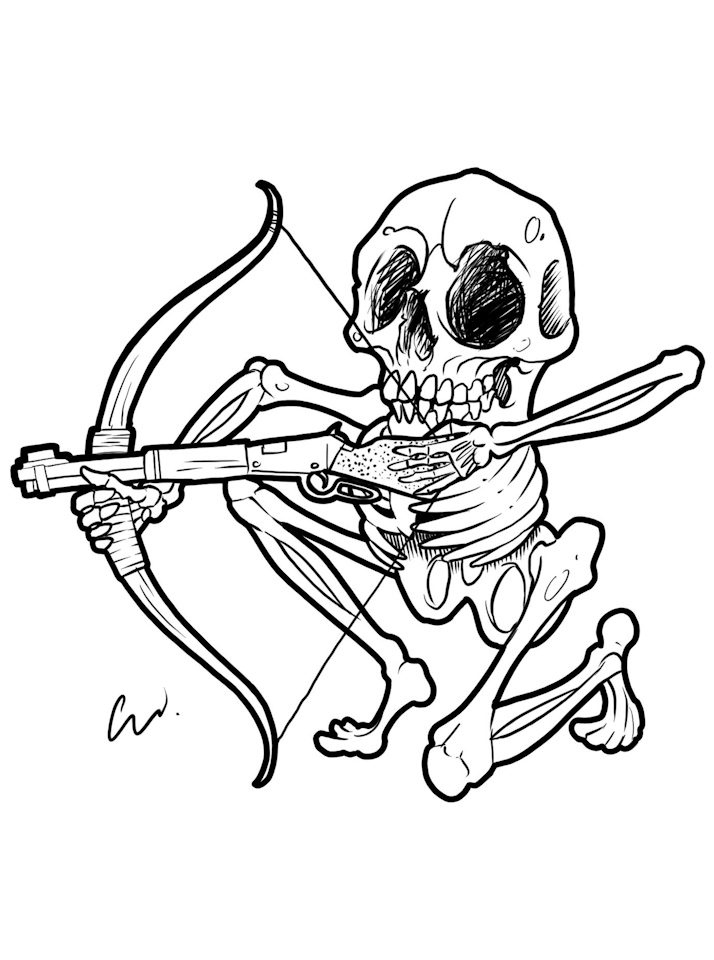 Bow Hunting Digital Art
