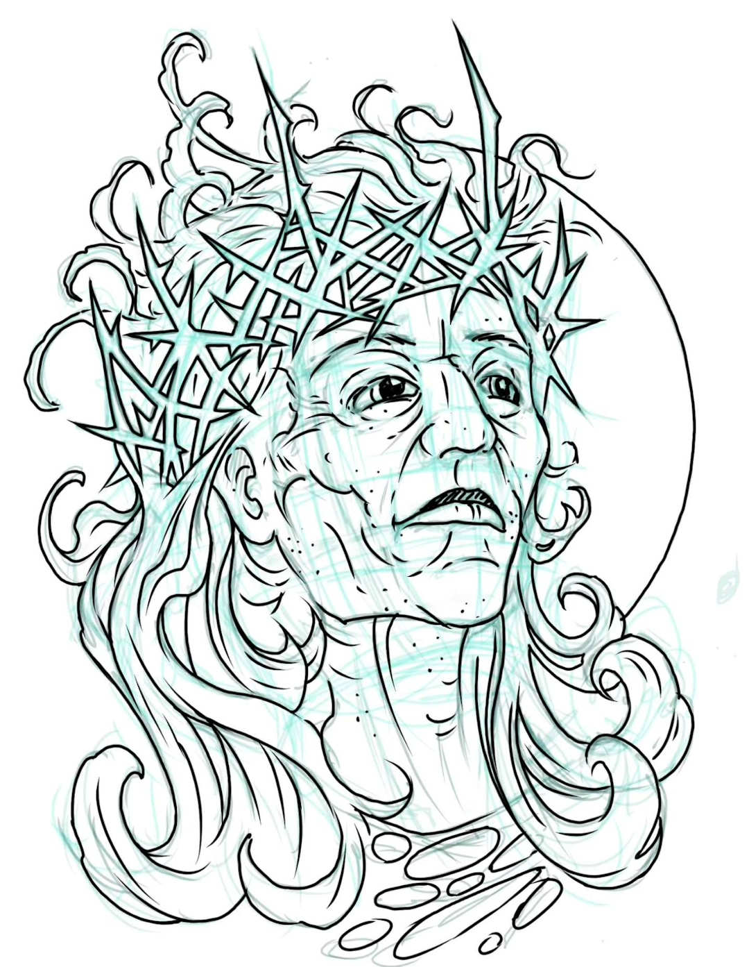 Crown Inktober — Clay Walker Art