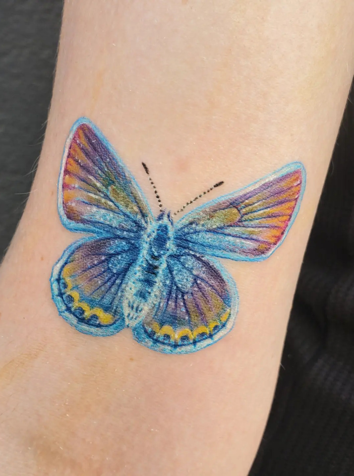 Karner Blue Tattoo — Clay Walker Karner Blue Tattoo