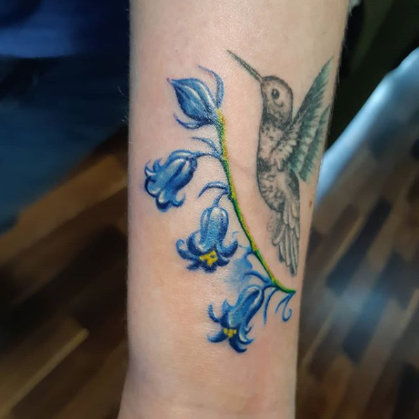 Hummingbird Add-On — Clay Walker Tattoo