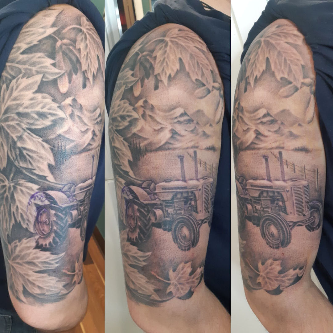 Tractor — Clay Walker Tattoo