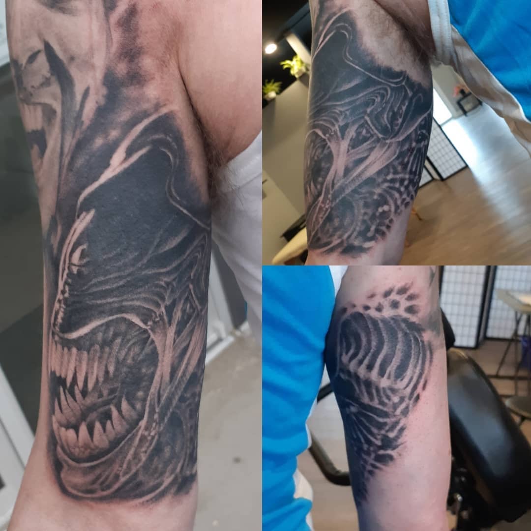 Alien — Clay Walker Tattoo