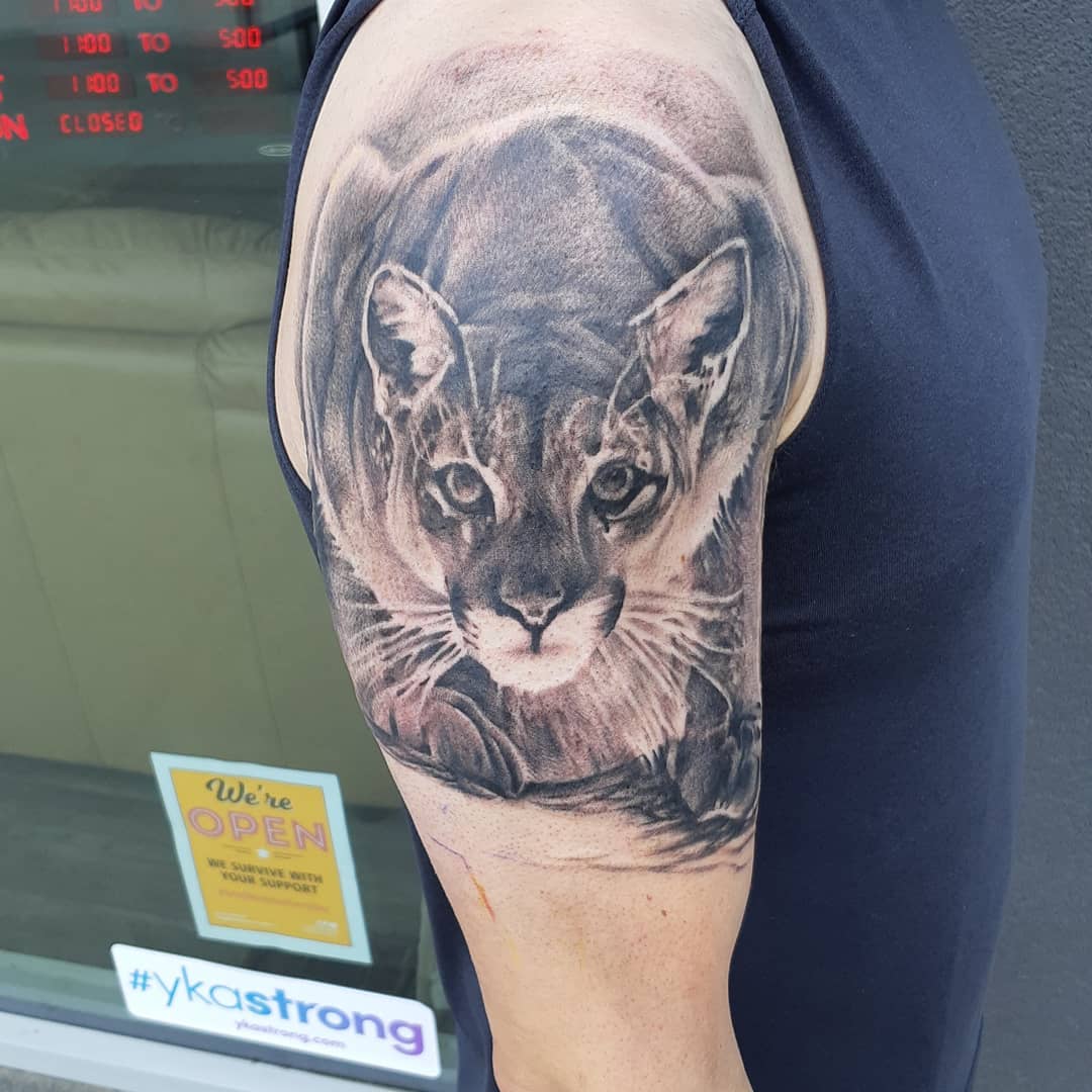 Mountain Lion — Clay Walker Tattoo