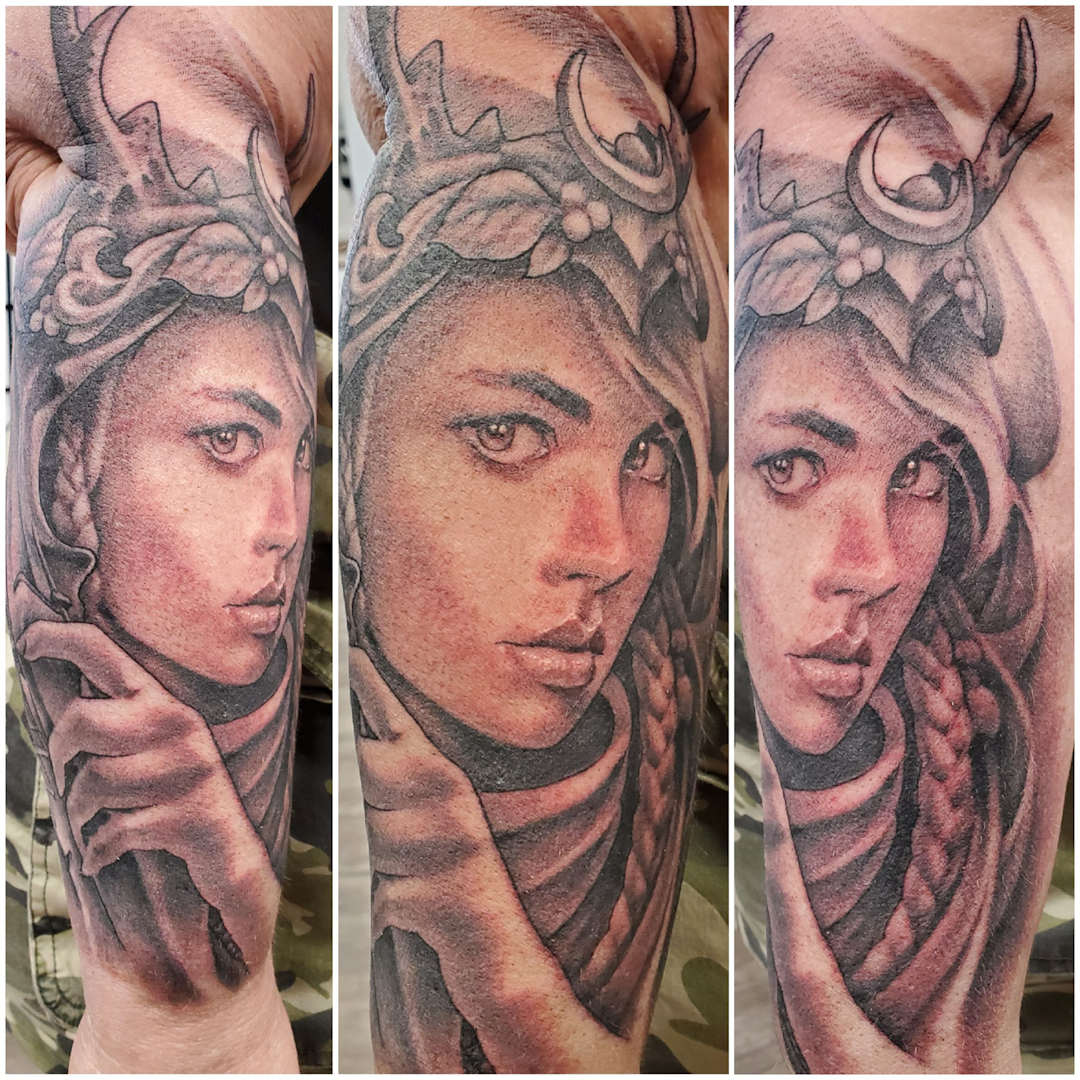 Artemis — Clay Walker Tattoo