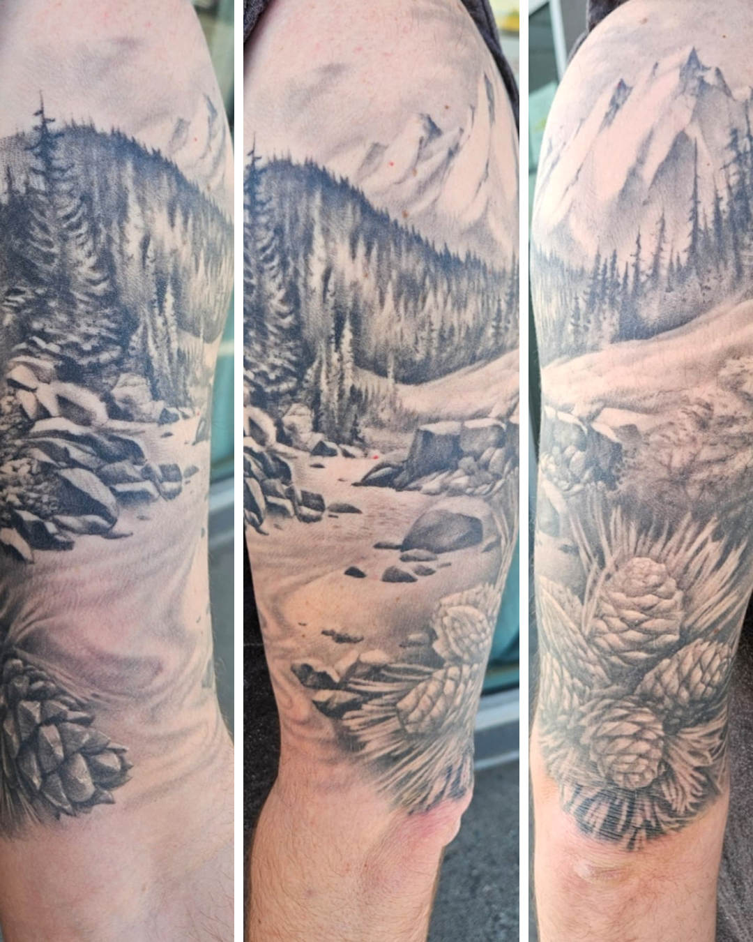 Healed Nature Half Sleeve — Clay Walker Tattoo
