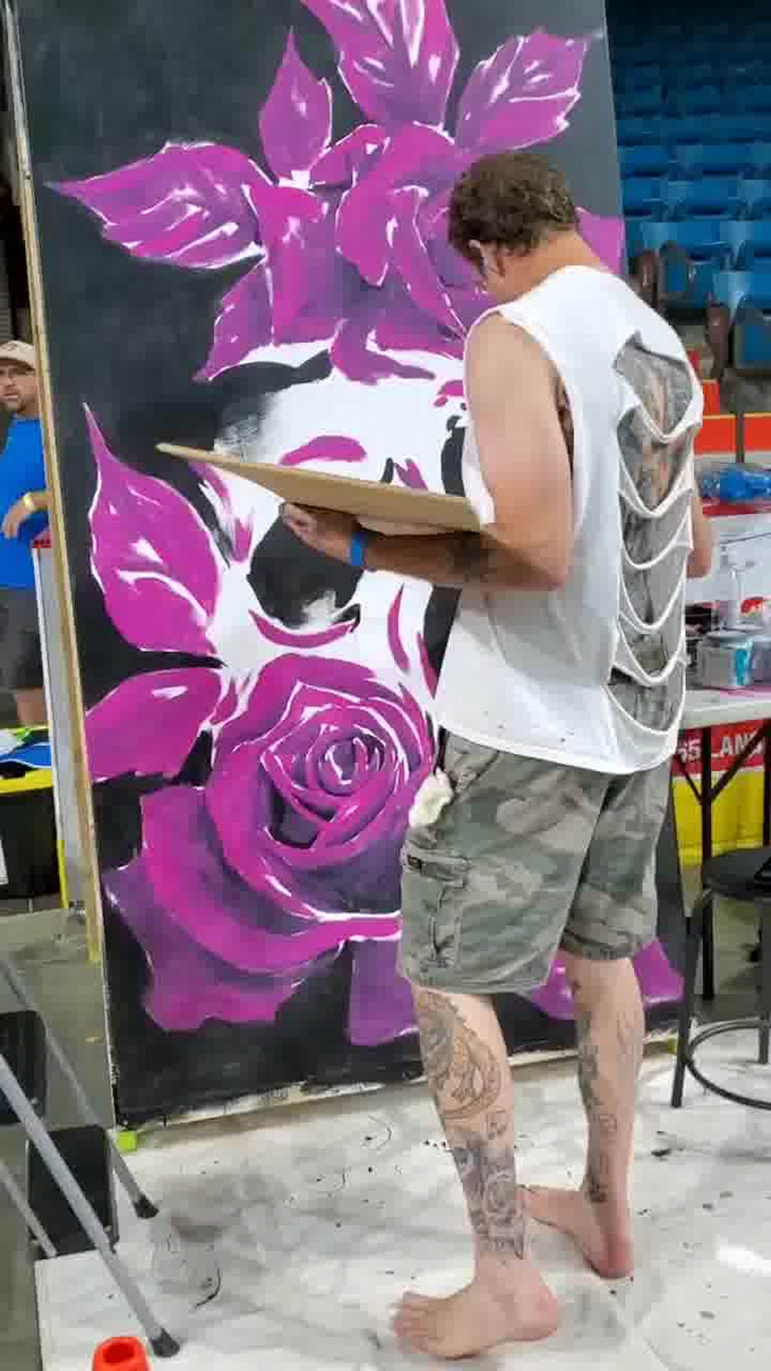 Live Painting — Kamloops Tattoo Show — Clay Walker